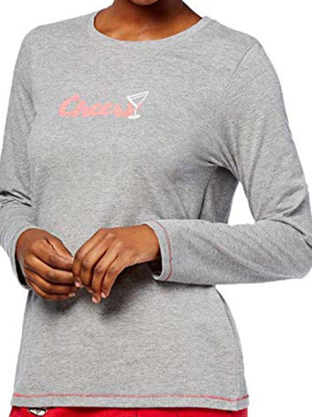 HUE Womens Graphic Printed Tee